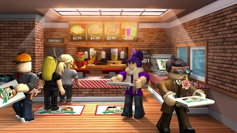 Work at a Pizza Place in Roblox